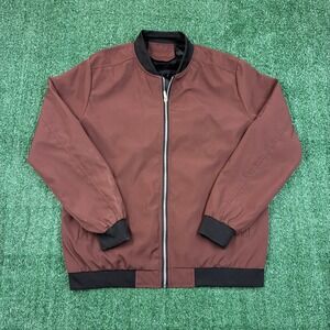 Y2K Vogue Brown Satin Bomber Jacket